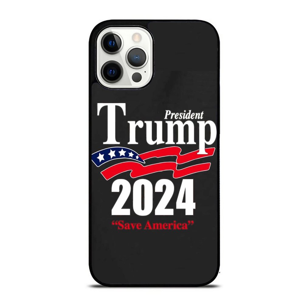 President Trump for 2024 - Support Trump Let_s Go Brandon iPhone Case